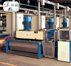 Turnover water tank wire-drawing machine, 21-mold